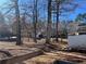 Wooded backyard with mature trees and privacy at 5950 Wintergreen Rd, Norcross, GA 30093