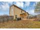 House exterior showcasing a backyard with patio at 7502 Springbox Dr, Fairburn, GA 30213