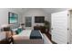 Main bedroom with a king-size bed and a TV at 7502 Springbox Dr, Fairburn, GA 30213