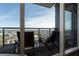 Private balcony with chairs offering stunning city views at 3630 Peachtree Ne Rd # 2104, Atlanta, GA 30326