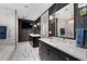 Spa-like bathroom with marble and double vanity at 3630 Peachtree Ne Rd # 2104, Atlanta, GA 30326