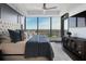 Luxurious bedroom with a plush bed and city views at 3630 Peachtree Ne Rd # 2104, Atlanta, GA 30326