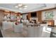 Sophisticated common area with fireplace and built-in shelves at 3630 Peachtree Ne Rd # 2104, Atlanta, GA 30326