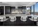 Modern kitchen with large island and city views at 3630 Peachtree Ne Rd # 2104, Atlanta, GA 30326
