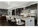 Modern kitchen with large island and bar seating at 3630 Peachtree Ne Rd # 2104, Atlanta, GA 30326