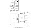 Two-story house floor plan, showcasing a primary bedroom, two additional bedrooms, and a spacious living area at 5370 Biffle Ln, Stone Mountain, GA 30088