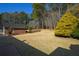 Large backyard with shed and mature trees at 125 Lamberth Lake Dr, Fayetteville, GA 30215