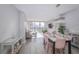 Spacious dining area with a chandelier and modern furnishings at 1280 W Peachtree Nw St # 2207, Atlanta, GA 30309