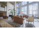 Spacious lobby with comfortable seating at 1280 W Peachtree Nw St # 2207, Atlanta, GA 30309
