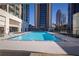 Refreshing rooftop pool with city views at 1280 W Peachtree Nw St # 2207, Atlanta, GA 30309