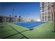 Enjoy a game on this rooftop tennis court at 1280 W Peachtree Nw St # 2207, Atlanta, GA 30309