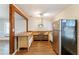 Renovated kitchen featuring wood countertops and a stylish backsplash at 3024 Catalina Dr, Decatur, GA 30032