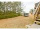 Backyard with trampoline and deck at 3251 Hunters Crossing Pt, Lithonia, GA 30038