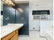 Bathroom with double vanity, bathtub, and shower at 3251 Hunters Crossing Pt, Lithonia, GA 30038