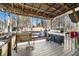 Covered deck with grill and garden boxes at 1501 Old John Ward Sw Rd, Marietta, GA 30064