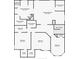 Upper floor plan with primary bedroom and two bedrooms at 1354 Slate Bend Dr, Dacula, GA 30019