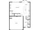 Two-story home floor plan showcasing main floor living areas and upper level bedrooms at 5823 Keystone Pt, Lithonia, GA 30058