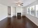 Living room with fireplace and hardwood floors at 5823 Keystone Pt, Lithonia, GA 30058