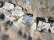 Aerial view of house and surrounding neighborhood at 535 Crested Hawk Rdg, Canton, GA 30114
