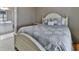 Comfortable bedroom with a bathroom, featuring soft carpet and neutral color palette at 535 Crested Hawk Rdg, Canton, GA 30114