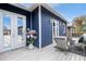 Home exterior showcasing a blue siding and wooden deck at 774 Tift Sw Ave, Atlanta, GA 30310