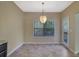 Bright breakfast nook with window and pendant lighting at 2686 Caleb James Rd, Marietta, GA 30064