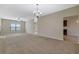 Open concept living room with fireplace and access to kitchen at 2686 Caleb James Rd, Marietta, GA 30064