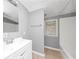 Clean bathroom with white vanity and bathtub at 281 Valley Lake Dr, Stone Mountain, GA 30087