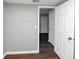 Bright bedroom with hardwood floors and neutral walls at 281 Valley Lake Dr, Stone Mountain, GA 30087