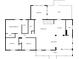 First floor plan showing kitchen, dining area, living room, sunroom, bedrooms, bathrooms, and deck at 641 Virginia Ave, Suwanee, GA 30024