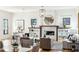 Bright living room with fireplace, hardwood floors, and lots of natural light at 812 Stratford Rd, Avondale Estates, GA 30002