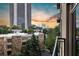City skyline view from private balcony at 2626 Peachtree Nw Rd # 706, Atlanta, GA 30305