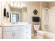 Clean bathroom with white vanity and bathtub at 2626 Peachtree Nw Rd # 706, Atlanta, GA 30305