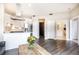 Modern kitchen with stainless steel appliances and white cabinetry at 2626 Peachtree Nw Rd # 706, Atlanta, GA 30305