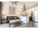 Living room features hardwood floors and an open concept design at 2626 Peachtree Nw Rd # 706, Atlanta, GA 30305
