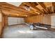 Spacious garage interior with high ceilings and boat storage at 4079 Navajo Ne Trl, Brookhaven, GA 30319