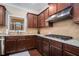 Kitchen with stainless steel appliances and granite countertops at 539 Rokeby Dr, Woodstock, GA 30188