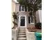 Charming townhome featuring a black front door, two stories, and a well-maintained exterior at 1799 Timber Valley Se Way, Smyrna, GA 30080