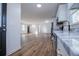 View of kitchen and living area from entryway at 4027 Lauada Dr, Douglasville, GA 30135