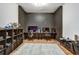 Functional home office with a gray accent wall, providing a productive workspace at 564 Greystone Trce, Marietta, GA 30068