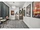 Stylish theater room with movie posters, bar, and comfortable seating for entertainment at 564 Greystone Trce, Marietta, GA 30068