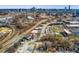 Aerial view showing home's location and city skyline at 1091 Longley Nw Ave, Atlanta, GA 30318