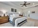 Spacious main bedroom with ample natural light and ensuite bathroom access at 3346 Long Creek Dr, Buford, GA 30519