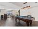 Finished basement with pool table and wet bar at 730 Lake Forest Pass, Roswell, GA 30076