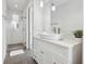Modern bathroom with glass shower, stylish vanity, and modern fixtures at 75 Boulevard Ne # 1, Atlanta, GA 30312
