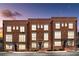 Brick townhouses with modern design, showcasing a clean and contemporary aesthetic at 75 Boulevard Ne # 1, Atlanta, GA 30312