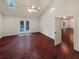 Bright living room with hardwood floors and access to backyard at 2781 Interlaken Dr, Marietta, GA 30062