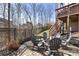 Cozy backyard with a fire pit and chairs at 4532 Summersweet Dr, Marietta, GA 30066