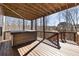 Outdoor deck featuring a hot tub and a wooded backdrop at 4532 Summersweet Dr, Marietta, GA 30066