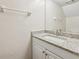 Clean bathroom with granite countertop and updated vanity at 1025 Rock Creek Ln, Norcross, GA 30093